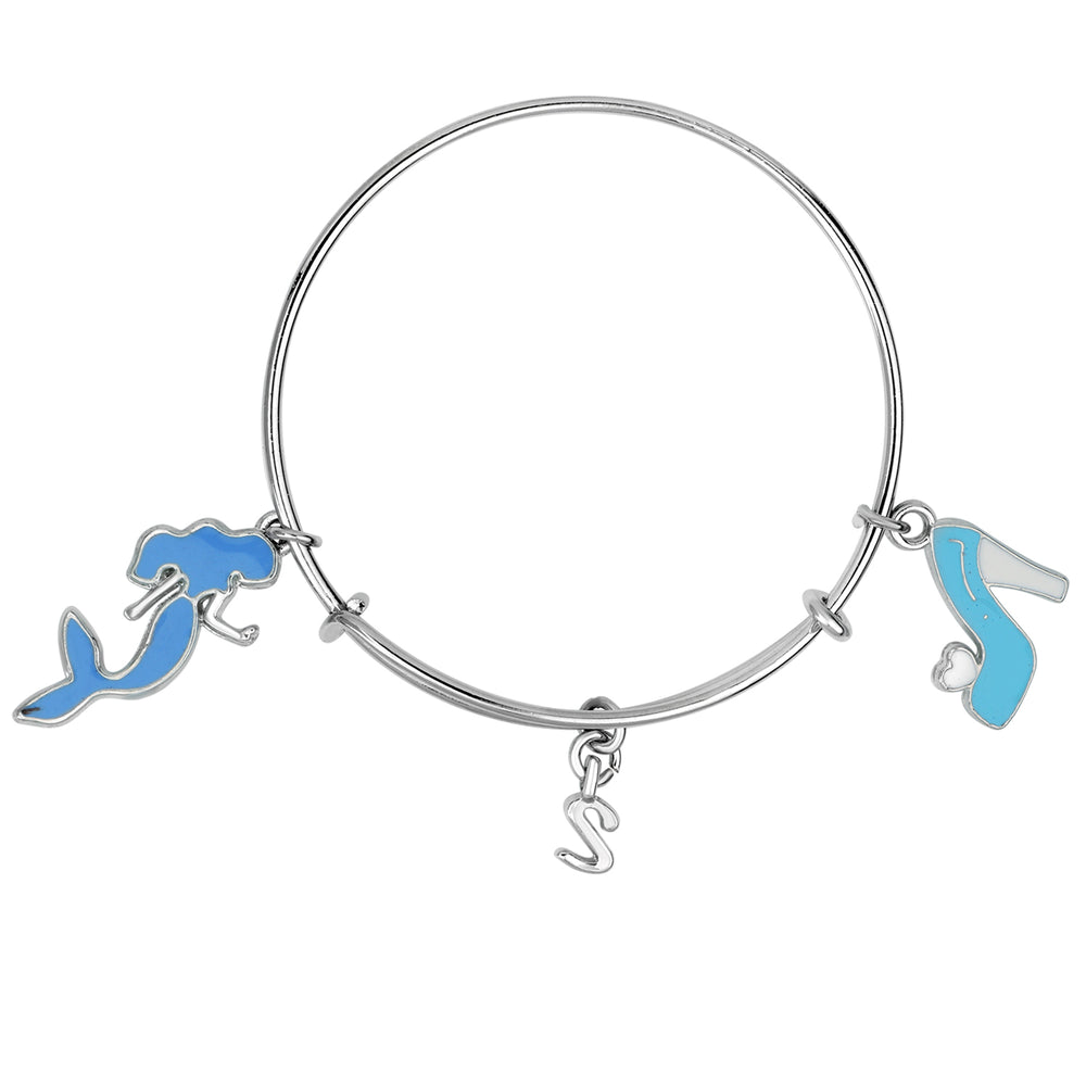 3 Colorful Meena Work Enamel Charms Kids Bracelets