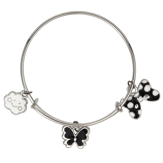 Multicolor 3 Meena Work Enamel Charms Kids Bracelets