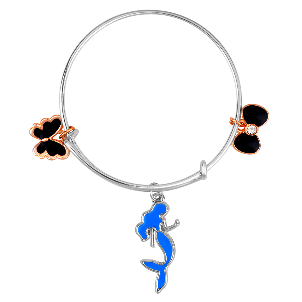 Multicolor 3 Meena Work Enamel Charms Kids Bracelets
