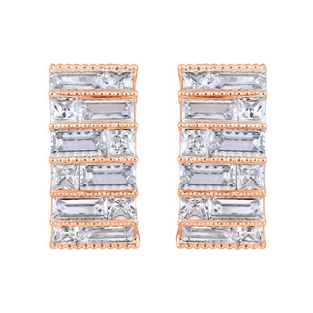 American Diamond Studed Earrings