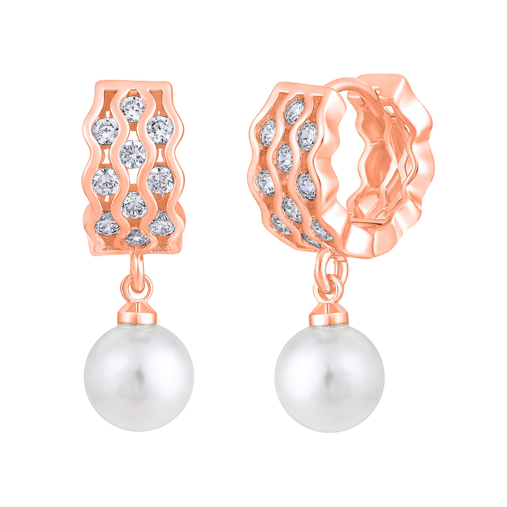 American Diamond Drop Earrings