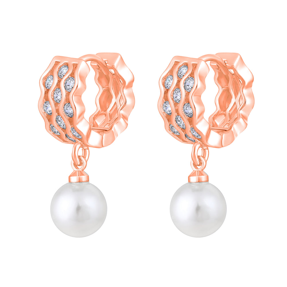 American Diamond Drop Earrings