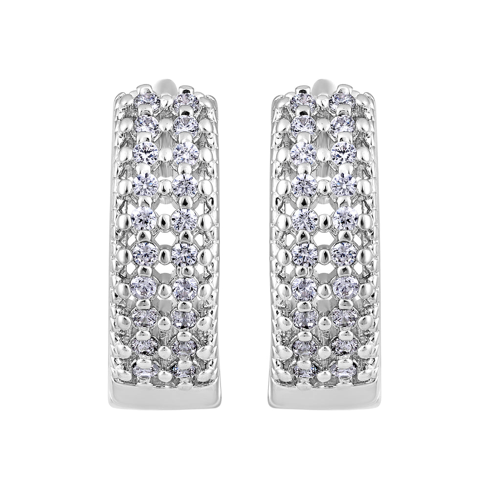 American Diamond Shining Bali Earrings