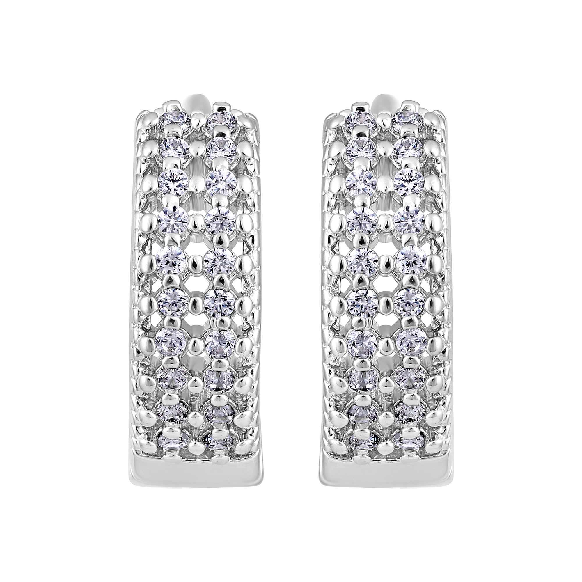 American Diamond Shining Bali Earrings