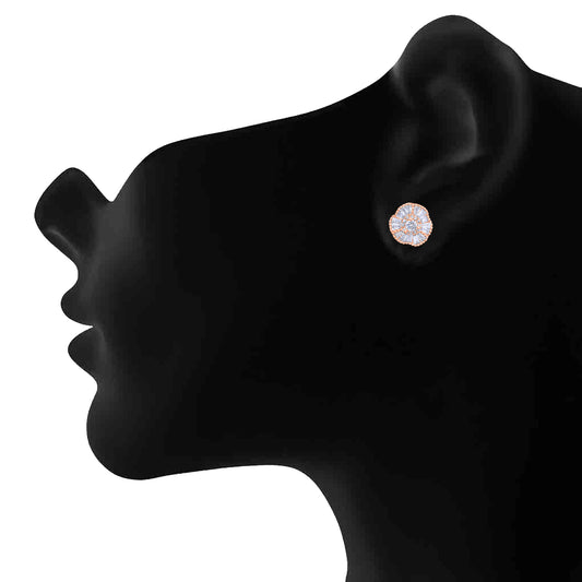 Circular Shape Stud Earrings For Womens