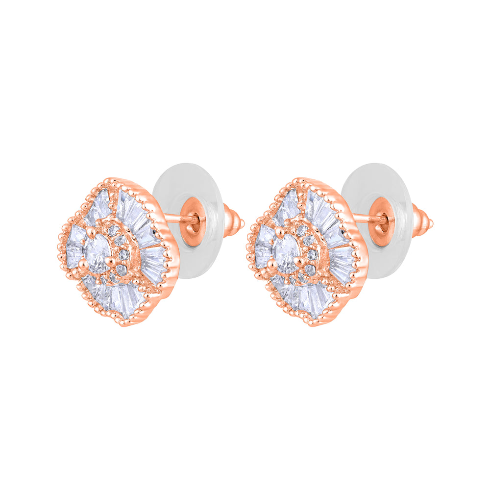 Circular Shape Stud Earrings For Womens