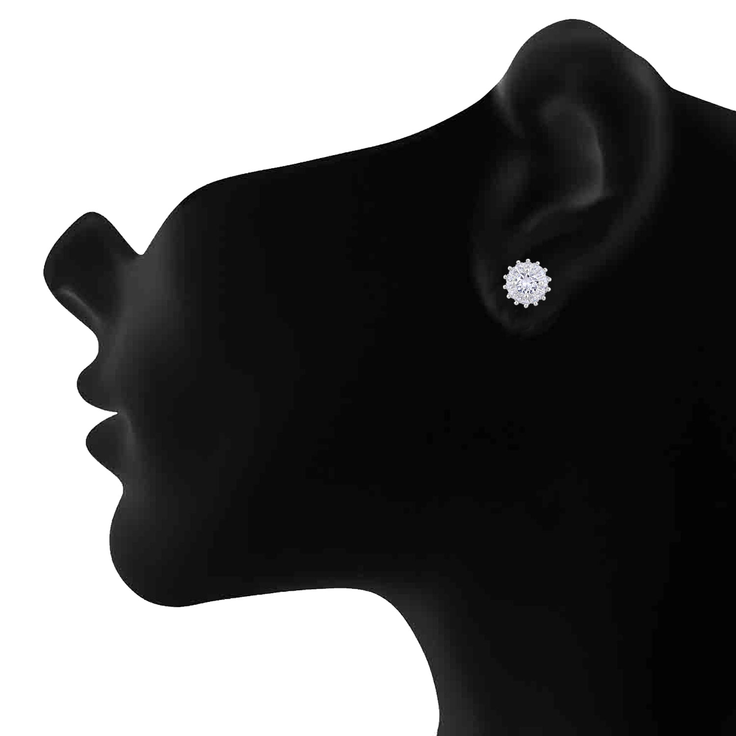 American Diamond Studed Earrings for Women
