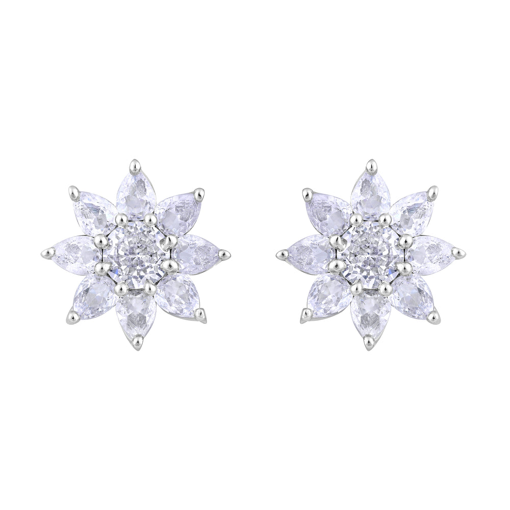 Star Sparkling Stud Earrings For Womens