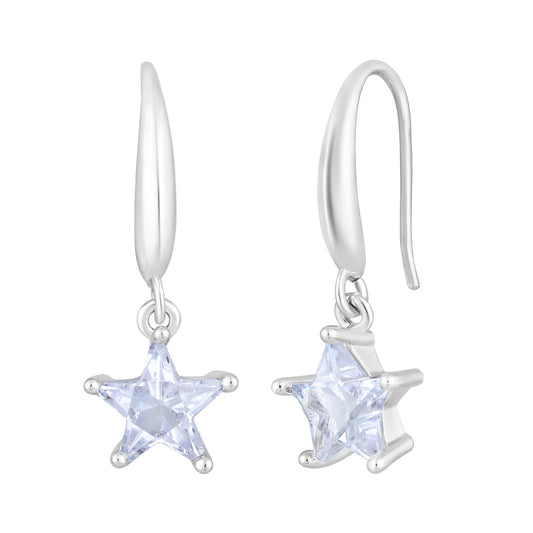 Star Shape Dangle Earrings For Womens