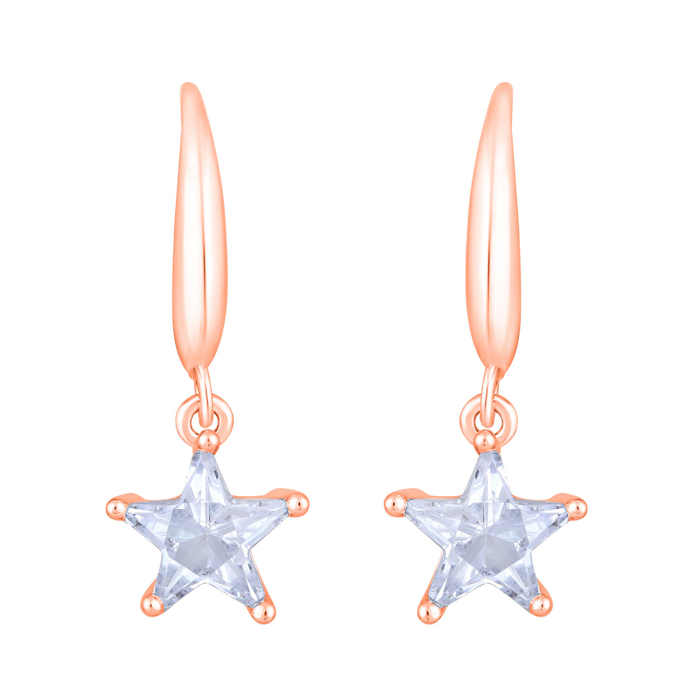 Star Shape Dangle Earrings For Womens