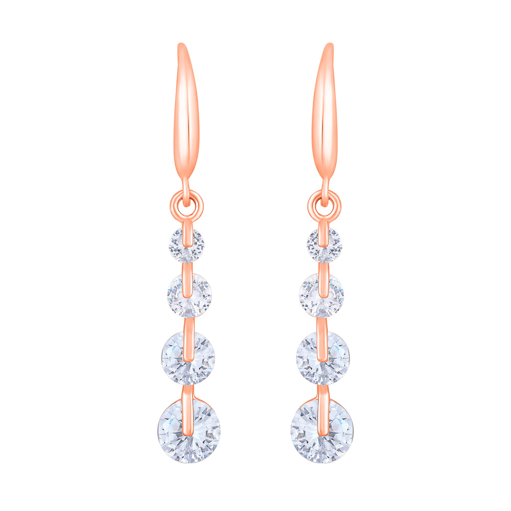 American Diamond Sparkling Dangle Earrings