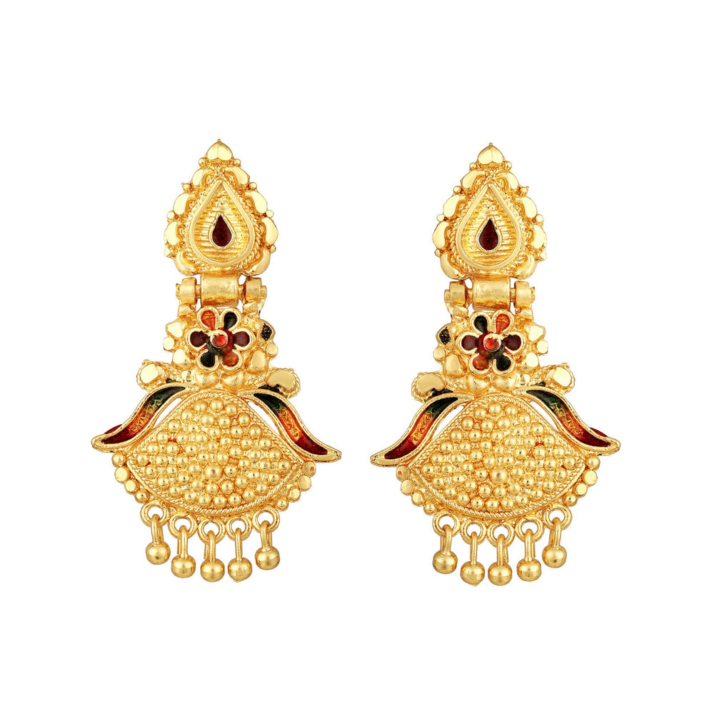 Traditional Meenakari Work Necklace Set