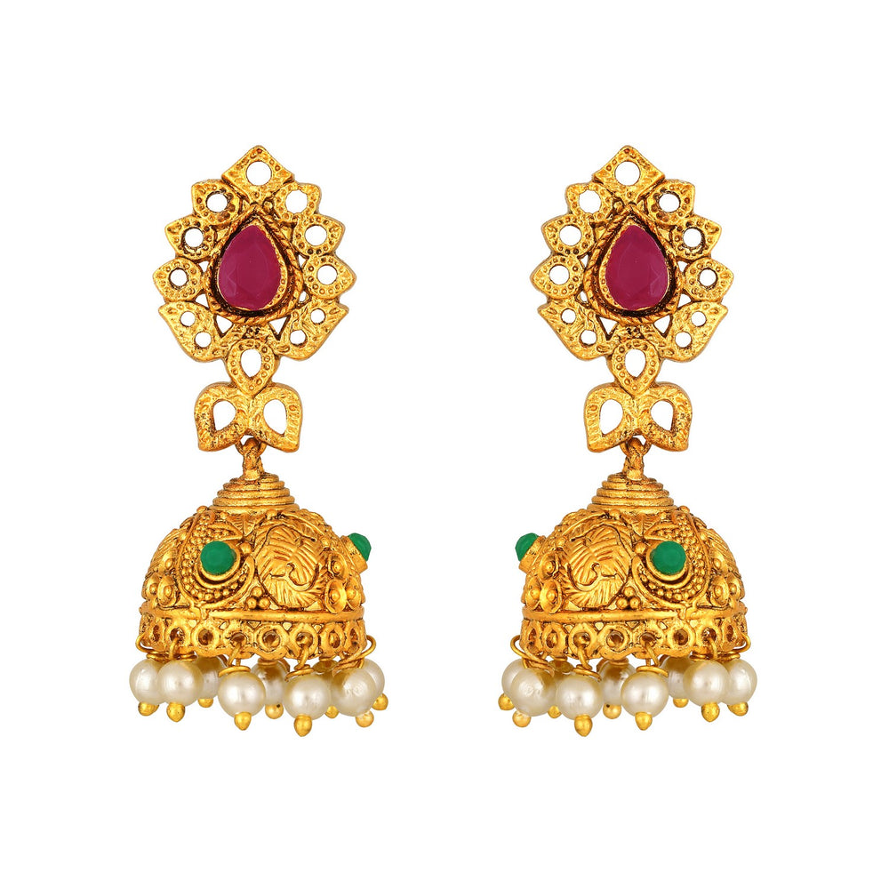 Traditional Multicolour Meenakari Work White Kundan Necklace Set