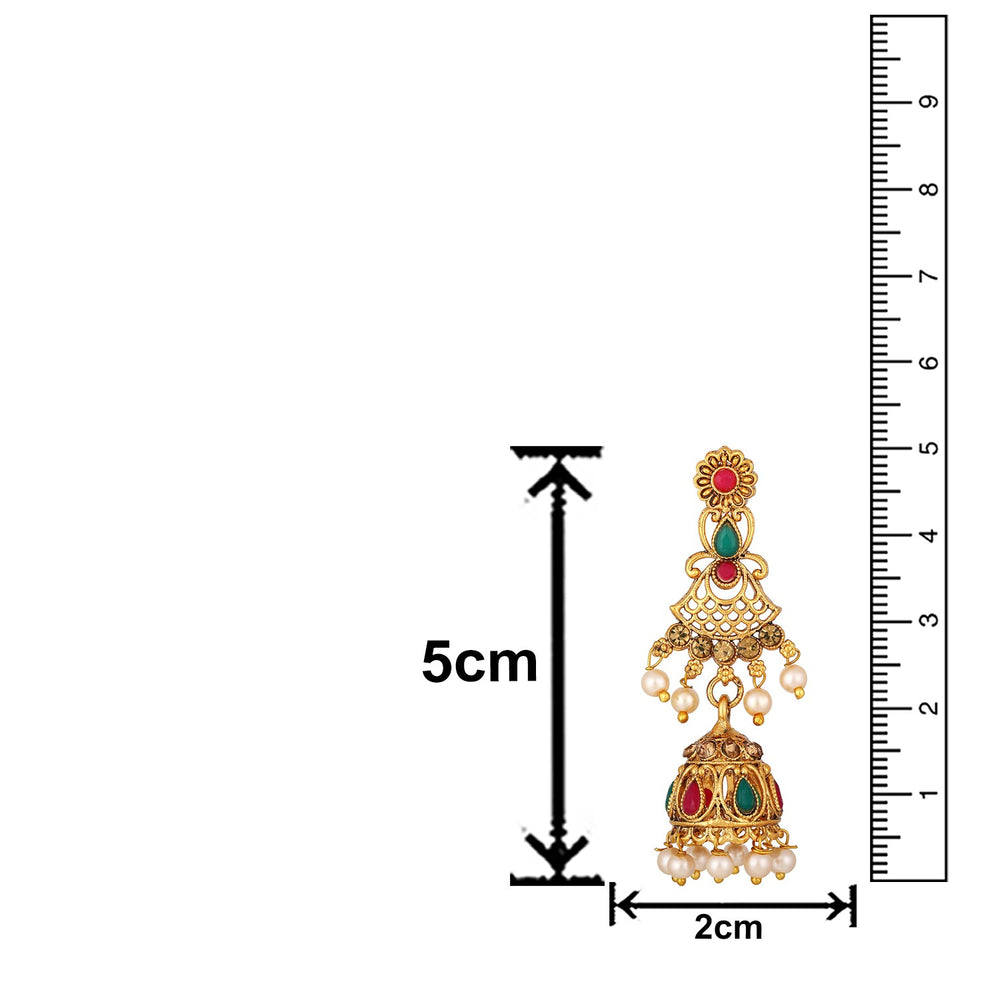 Traditional Multicolour White Kundan Choker Necklace Set