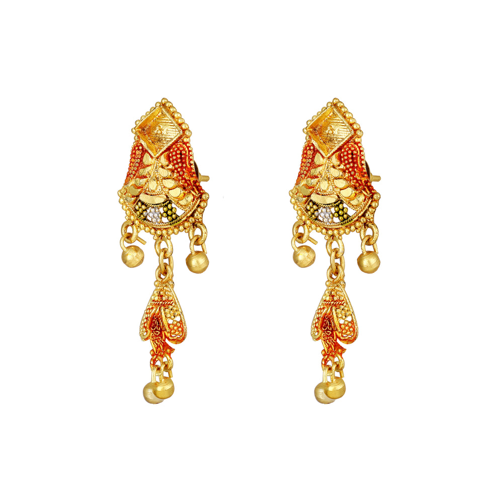 Multicolour Meenakari Work Necklace Set