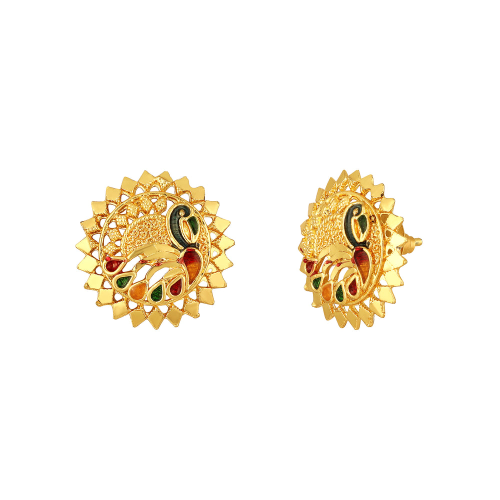 Multicolour Meenakari Work Necklace Set