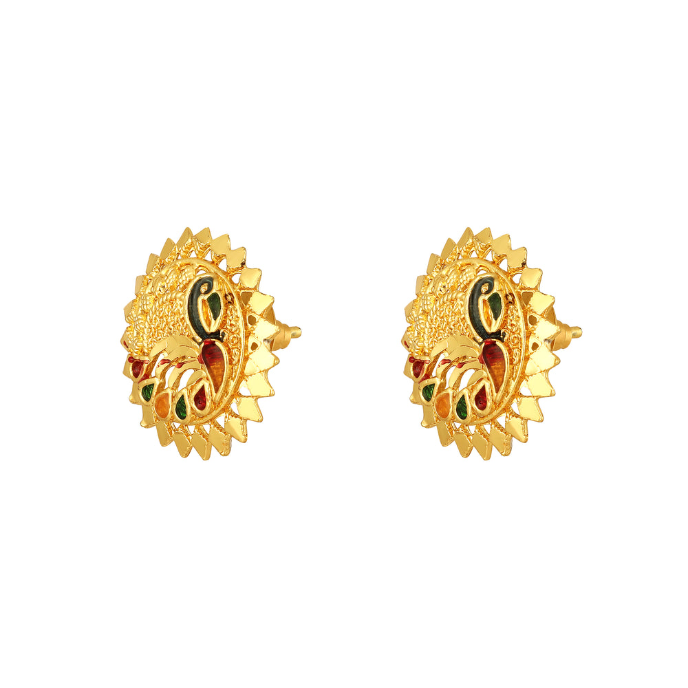 Multicolour Meenakari Work Necklace Set