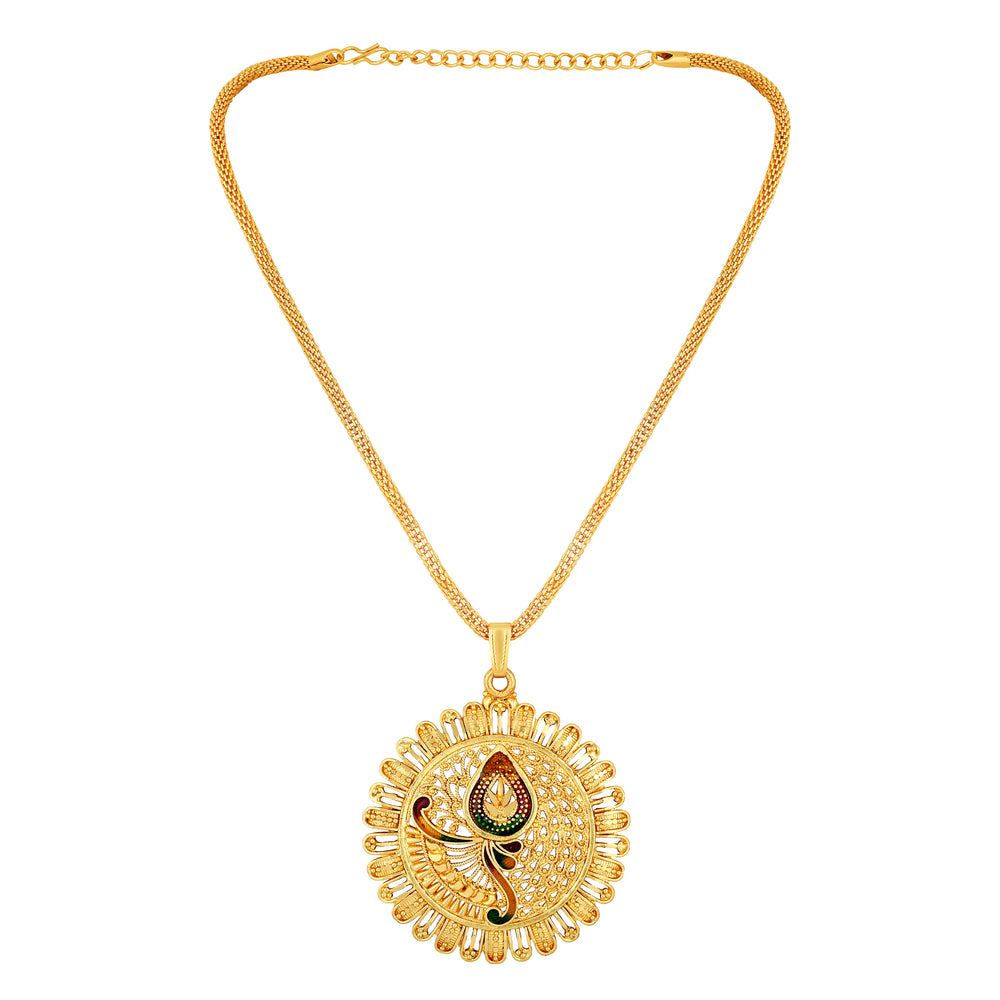 Multicoloured Meenakari Work Necklace Set