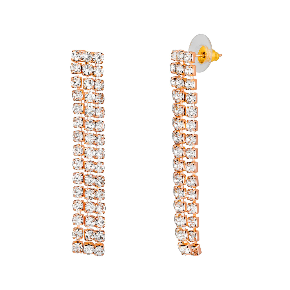 Rose Studed Chokar Necklace Set