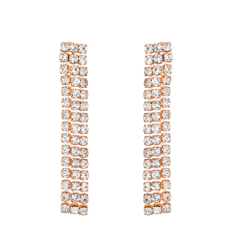Rose Studed Chokar Necklace Set