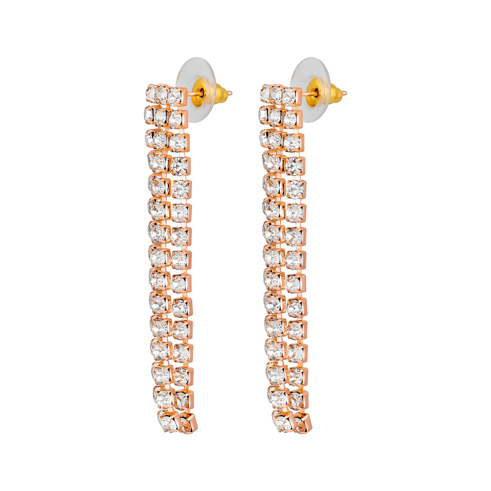 Rose Studed Chokar Necklace Set