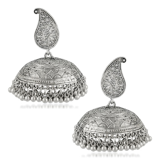 Traditional Design Dangle Jhumka Ghungroo Earrings