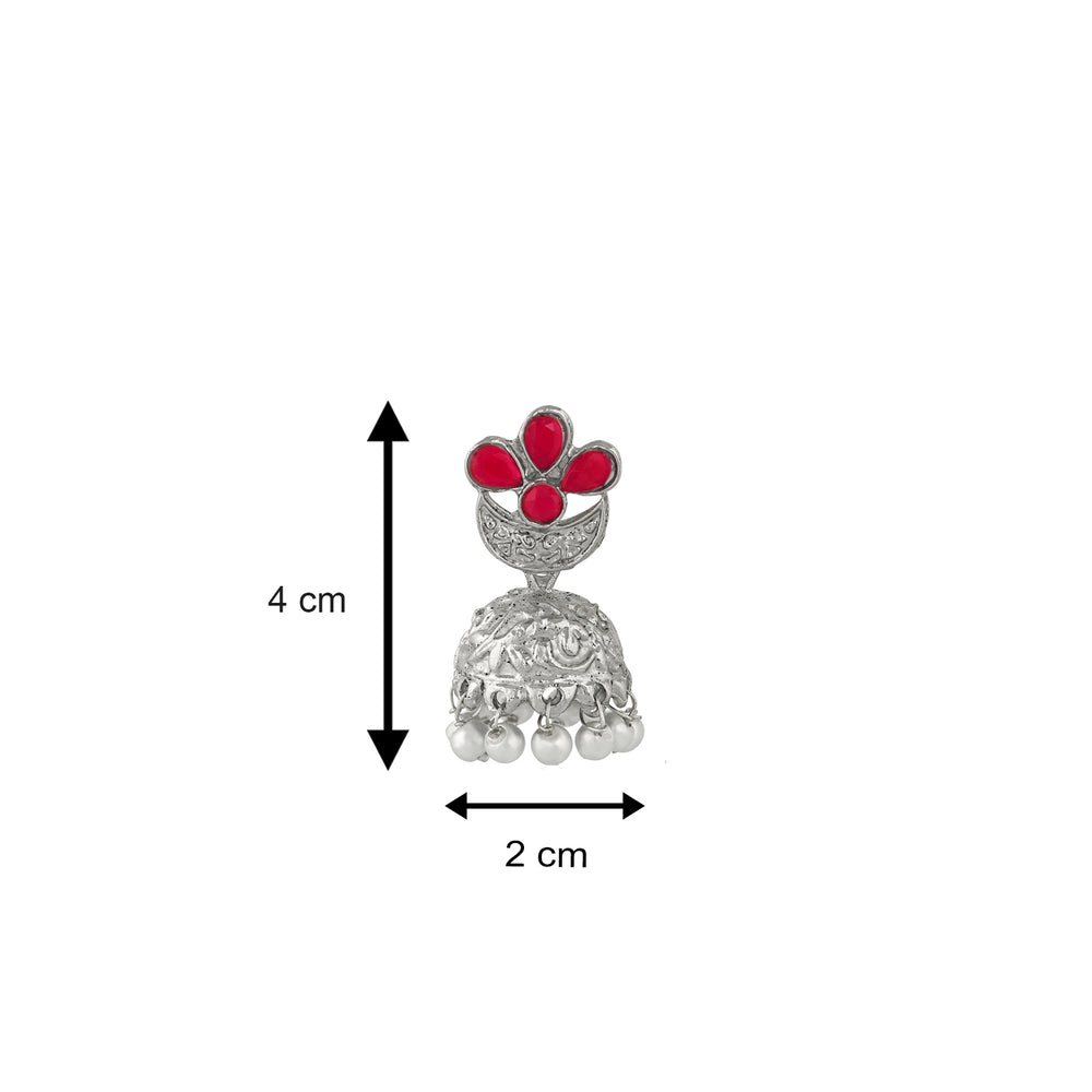 Traditional Ethnic Floral Jhumki Earring