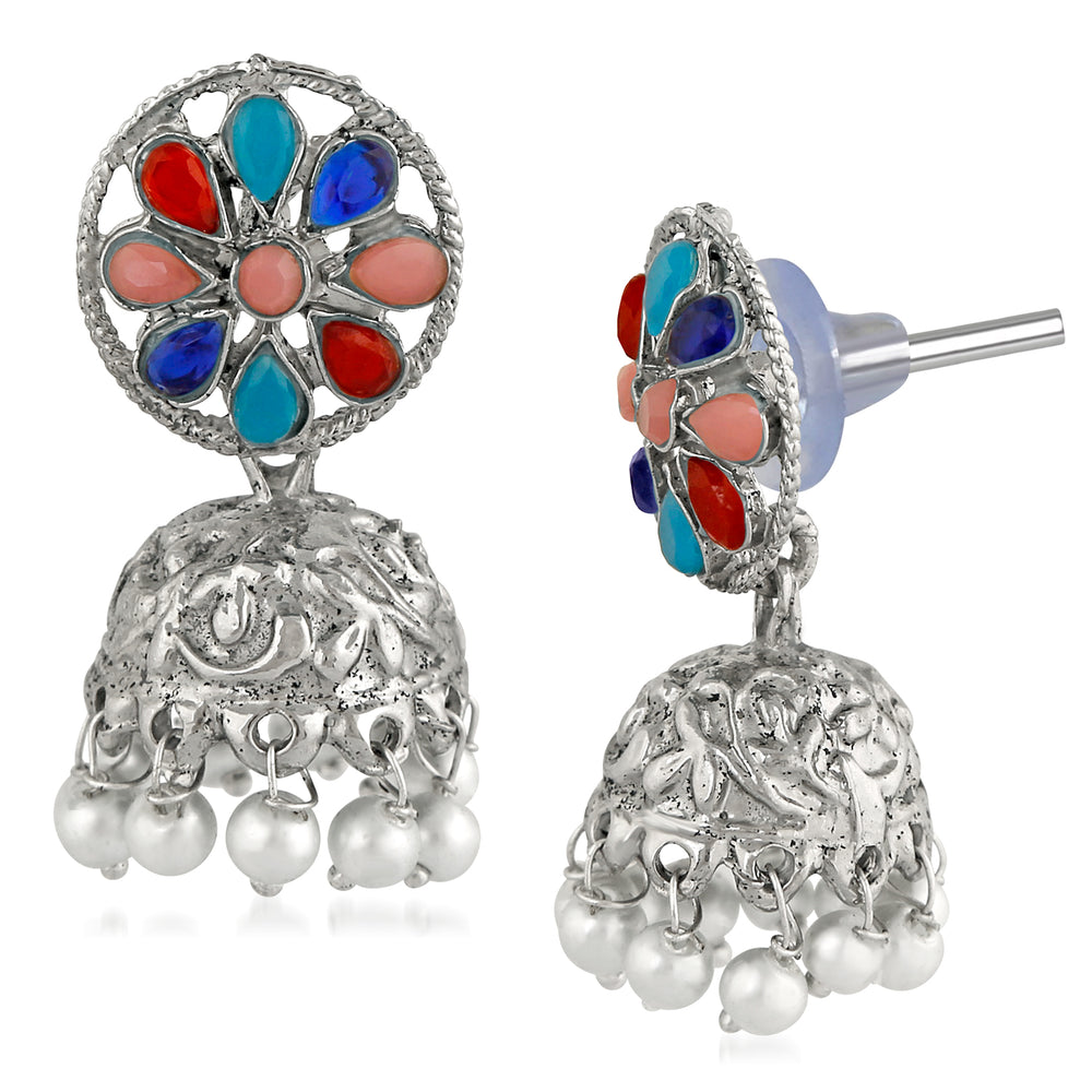 Traditional Ethnic Floral Jhumki Earring