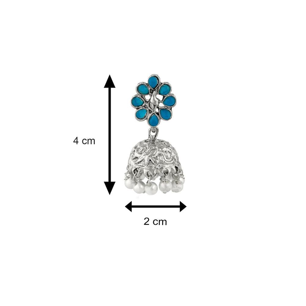 Traditional Ethnic Floral Jhumki Earring