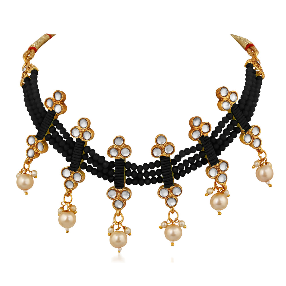 3 Layer Choker Necklace Set