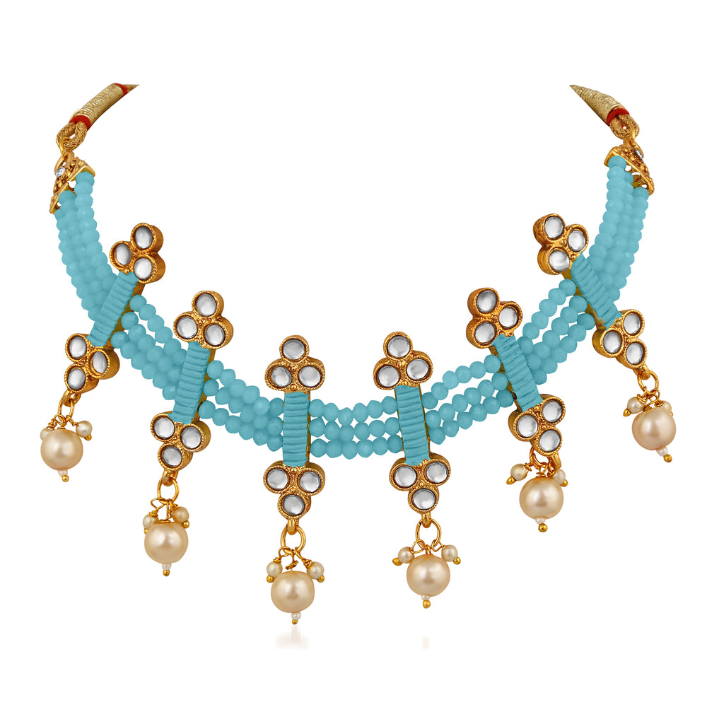 3 Layer Choker Necklace Set
