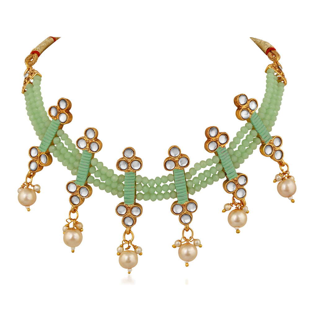 3 Layer Choker Necklace Set