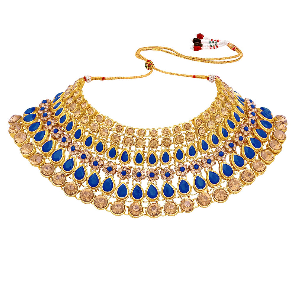 Traditional Kundan Work Necklace Set