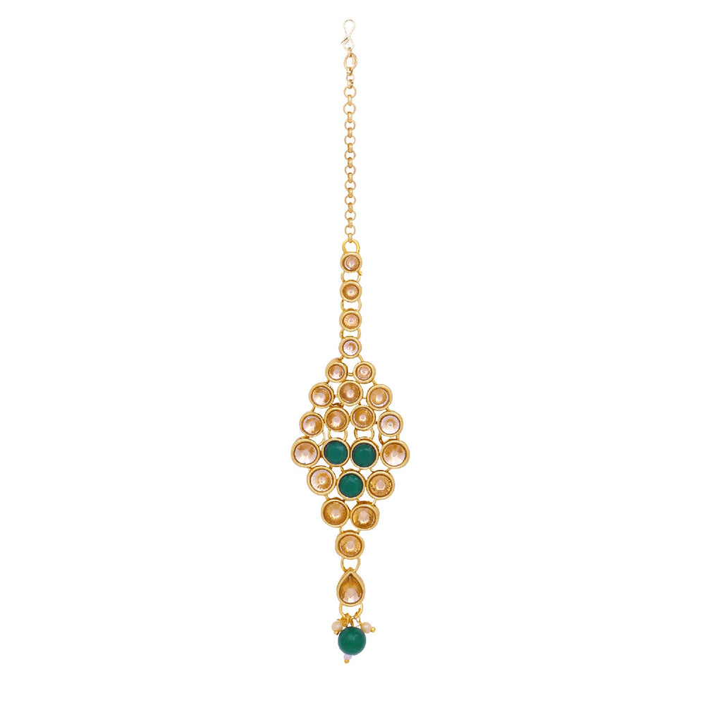 Traditional Kundan Work Necklace Set