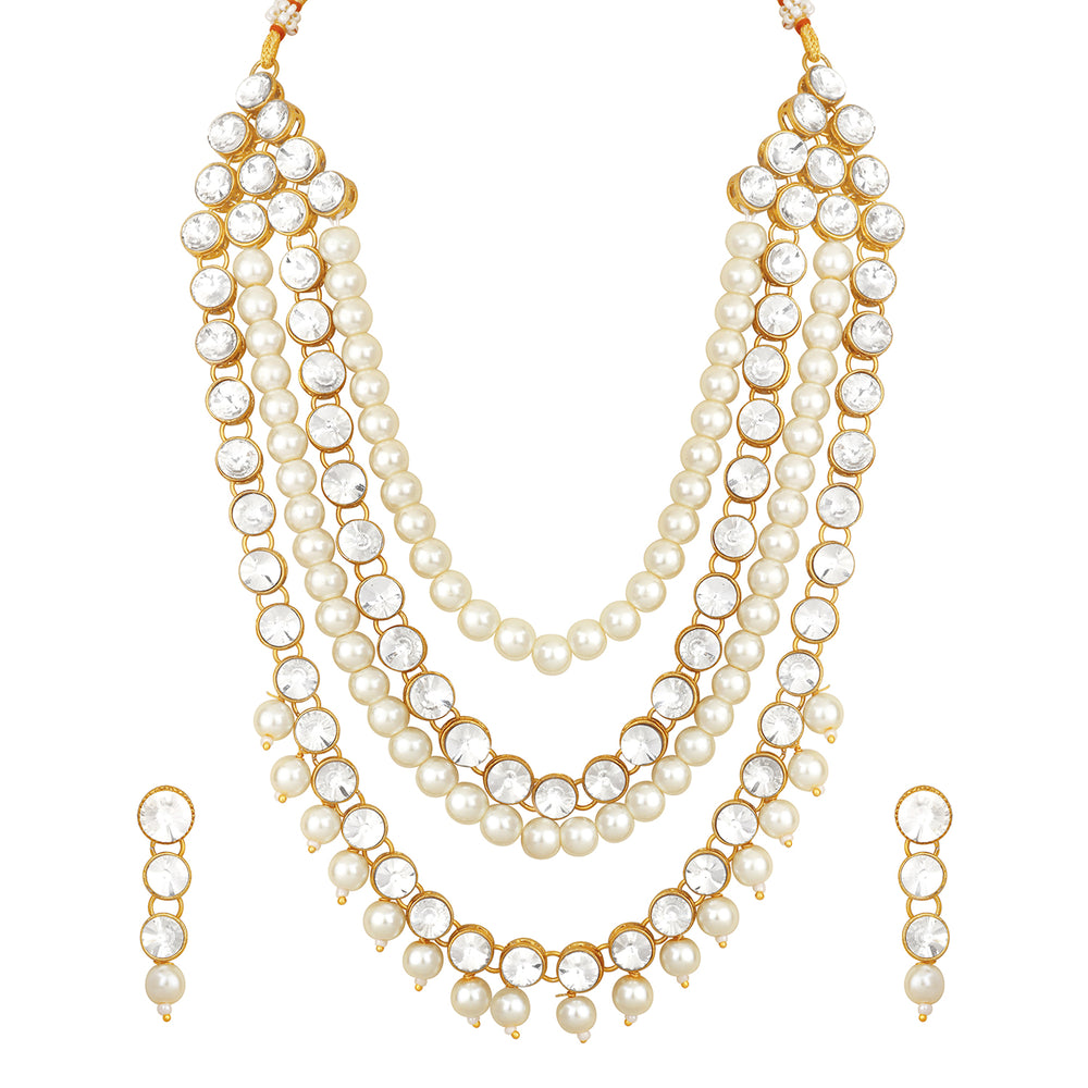 Traditional EthnicLayered Necklace Set