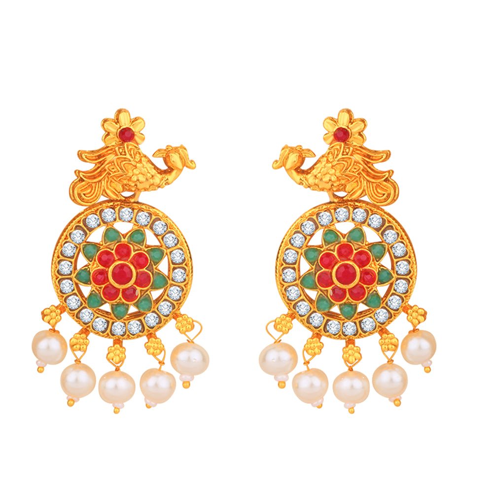 Traditional Multicolor Kundan Necklace set