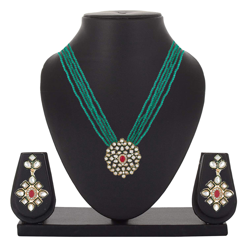 Traditional EthnicLayered Necklace Set