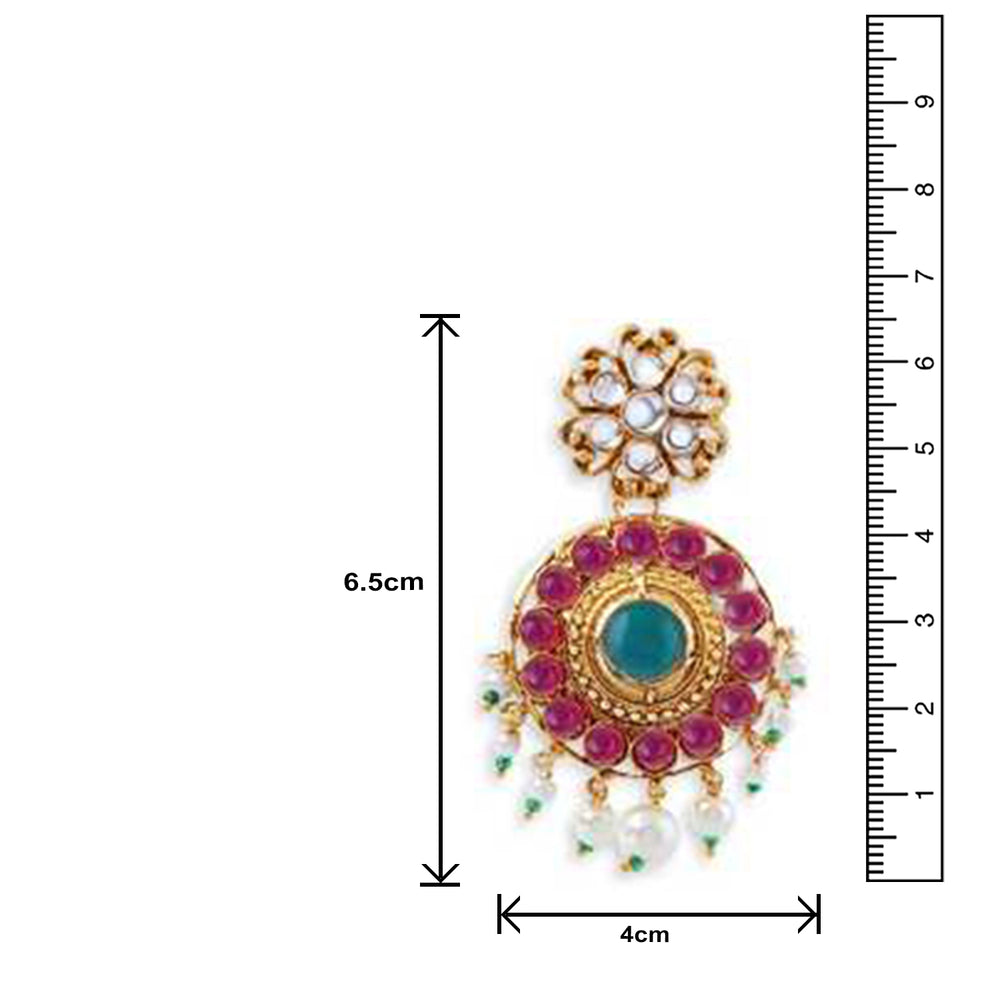 Traditional Ethnic Necklace Set with Finger Ring