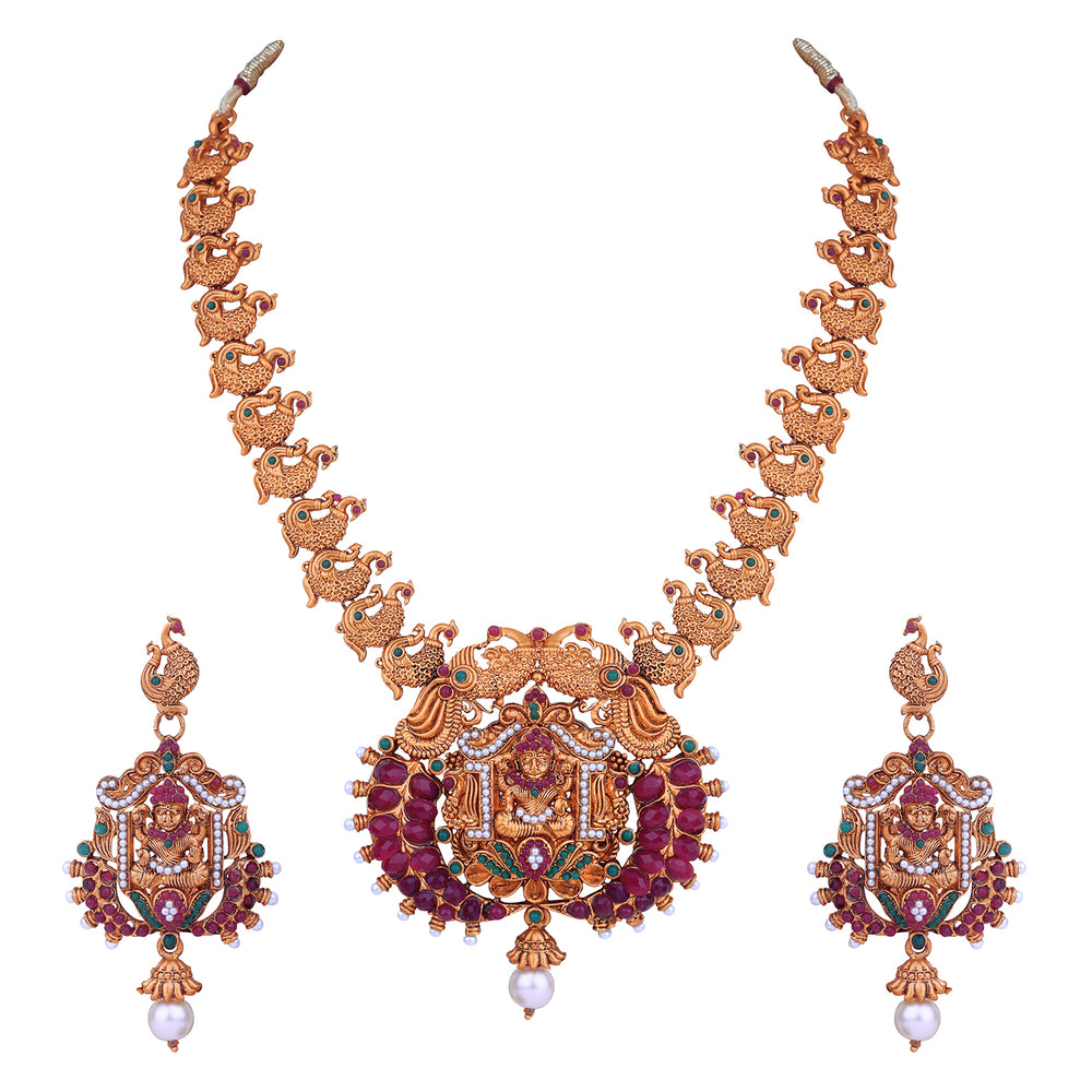 Exclusive Traditional Long Design Necklace Set