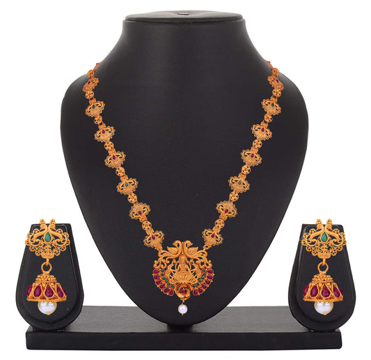 Exclusive Traditional Long Design Necklace Set