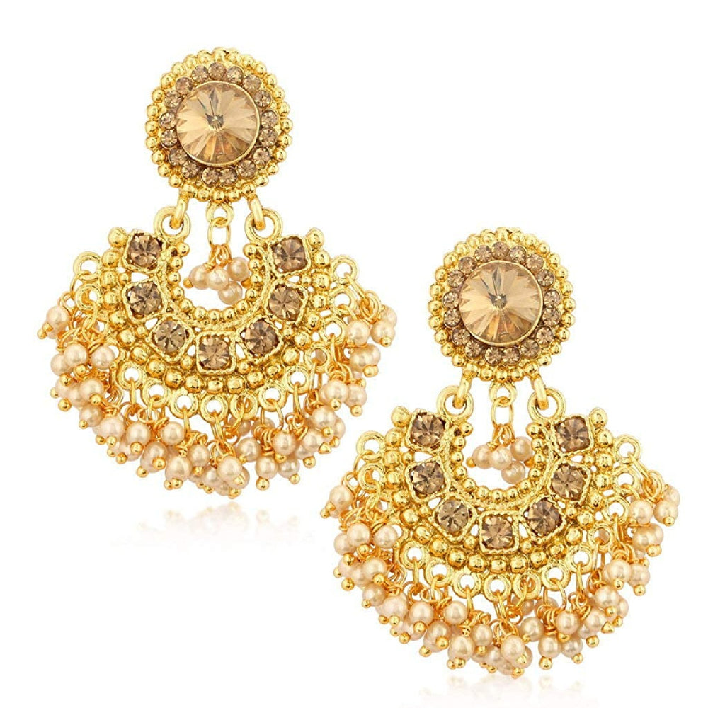 Traditional Brown Kundan Necklace set