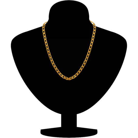 Micron Gold Plated Exquisite Mens Link Chain