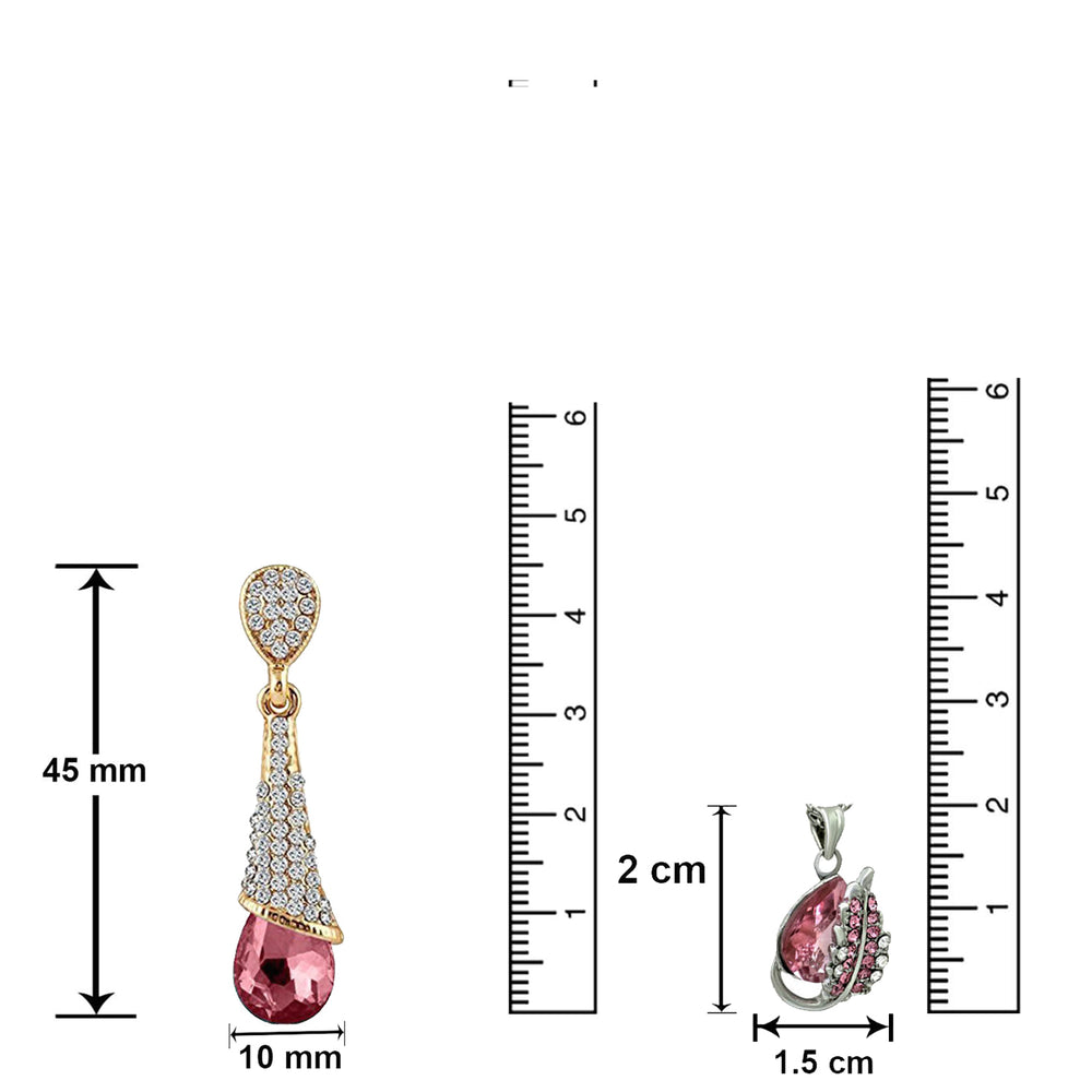 Alluring Pink Jewellery Combo