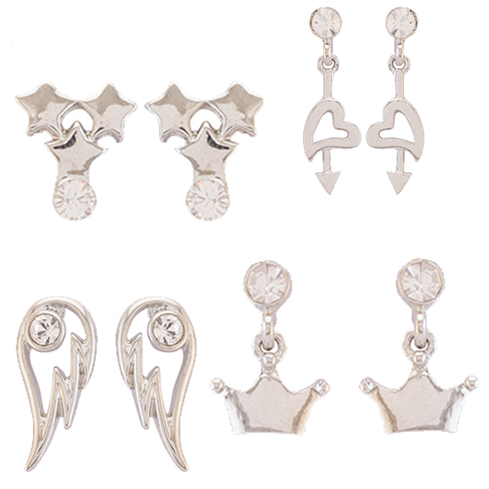 Dazzling Crystals Earrings Combo