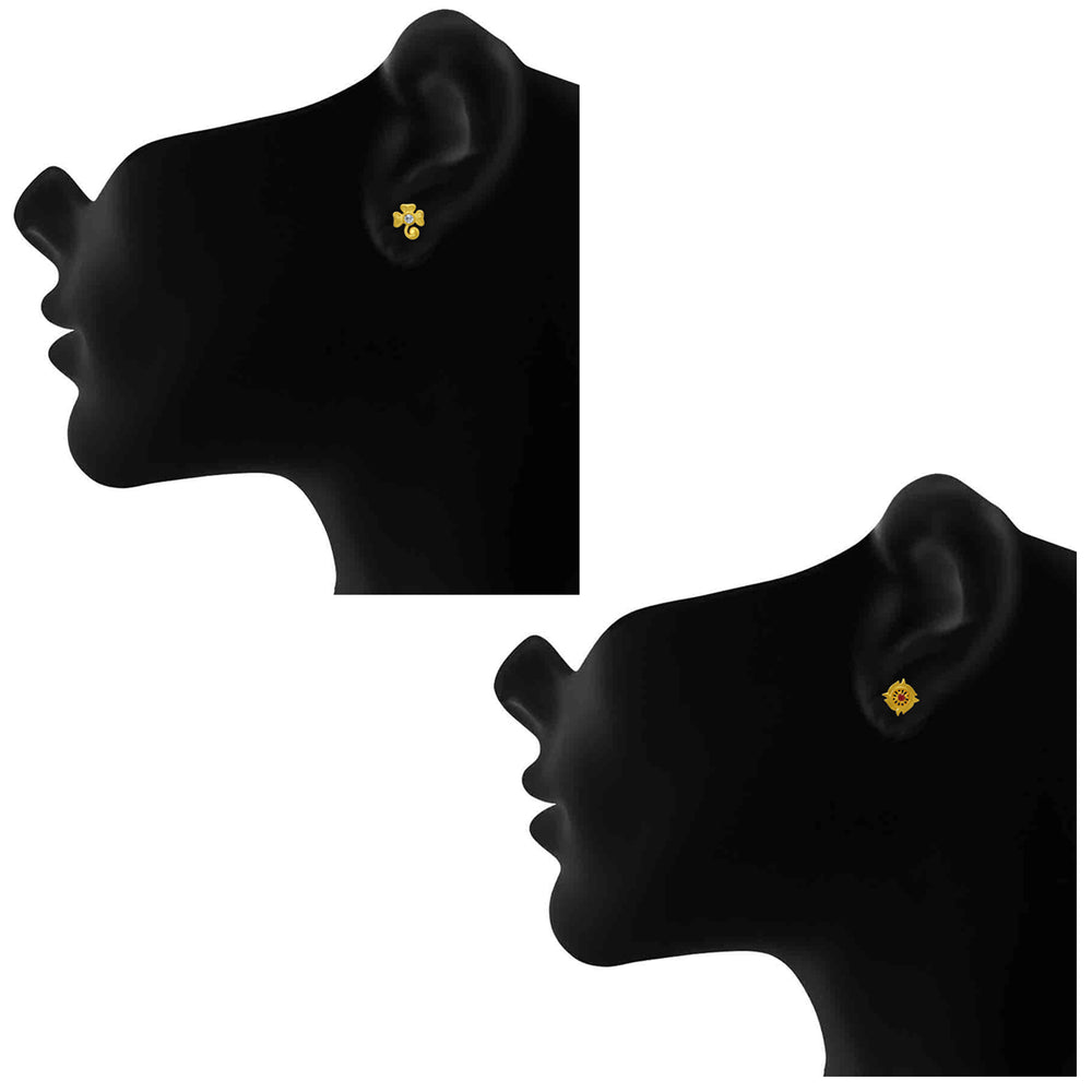 Designer Crystal Earrings Combo