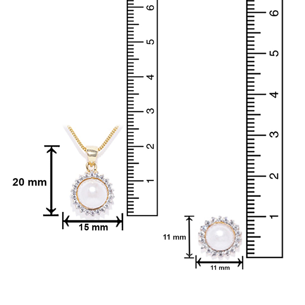 Cubic Zirconia Mesmerising Jewellery set combo