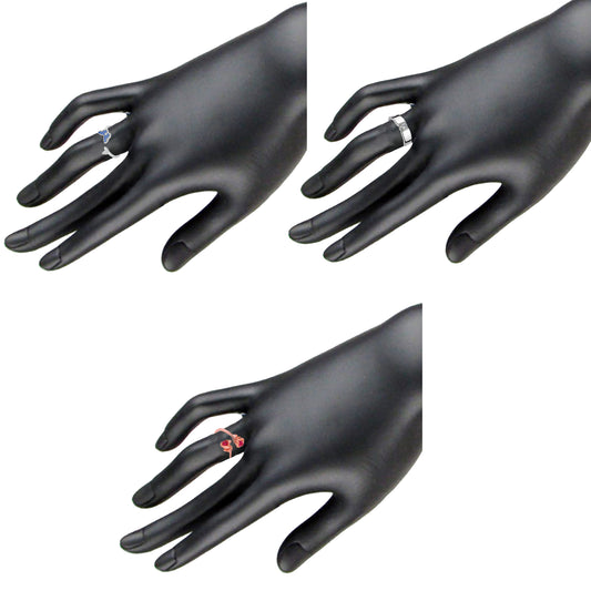 7 Pcs Combo of Stylish and Designer Adjustable Finger Rings