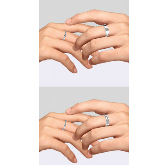 King Queen Pendant and Couple Ring