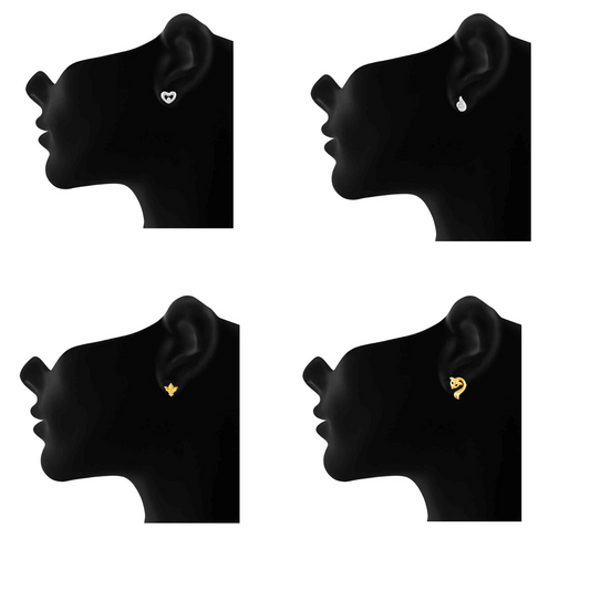 Combo of 8 Small Baby Top Earring