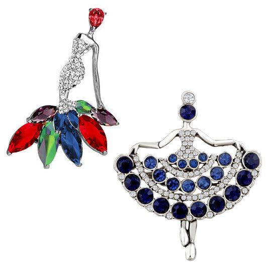 Doll Shaped Lapel Pin / Brooch
